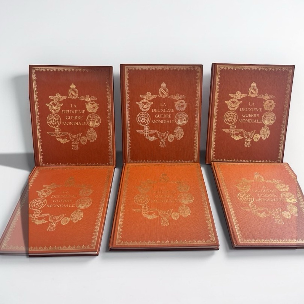 WWII Book Set History Collector La Deuxième Guerre